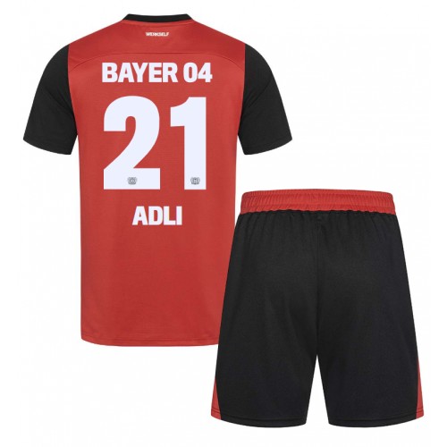 Bayer Leverkusen Amine Adli #21 Domaci Dres za djecu 2024-25 Kratak Rukav (+ Kratke hlače)